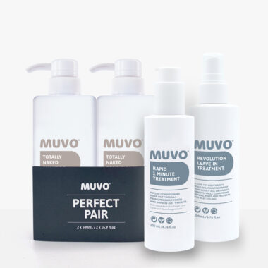 Totally Naked Shampoo, Totally Naked Conditioner, Rapid 1 Minute Treatment & Revolution Leave-In Treatment