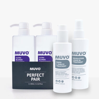 Ultra Blonde Shampoo, Ultra Blonde Conditioner, Rapid 1 Minute Treatment & Revolution Leave-In Treatment